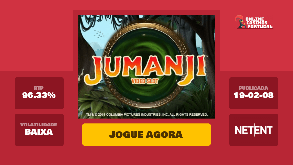 Jumanji Slot Netent