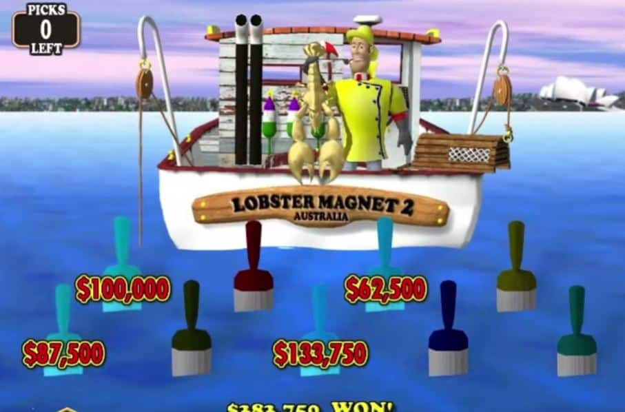 Larry lobster slot machine