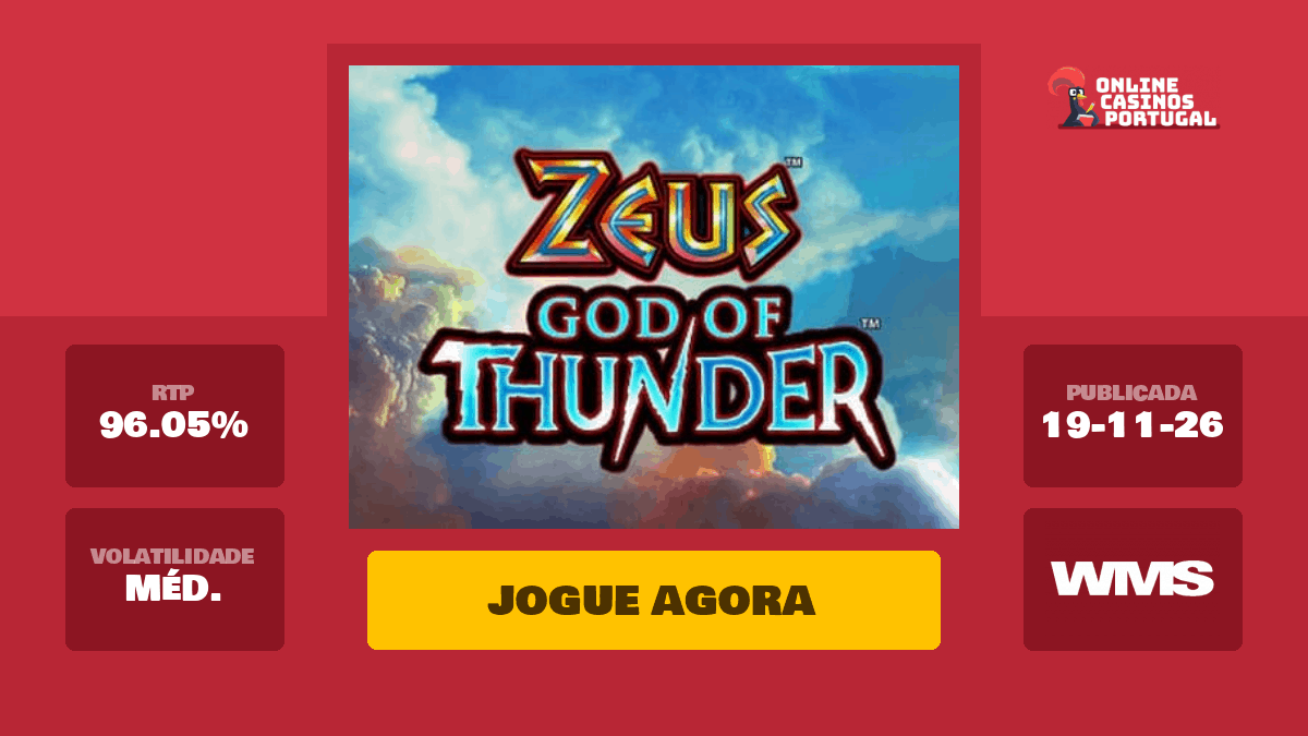 Zeus God Of Thunder Slot Machine Jogar Grátis