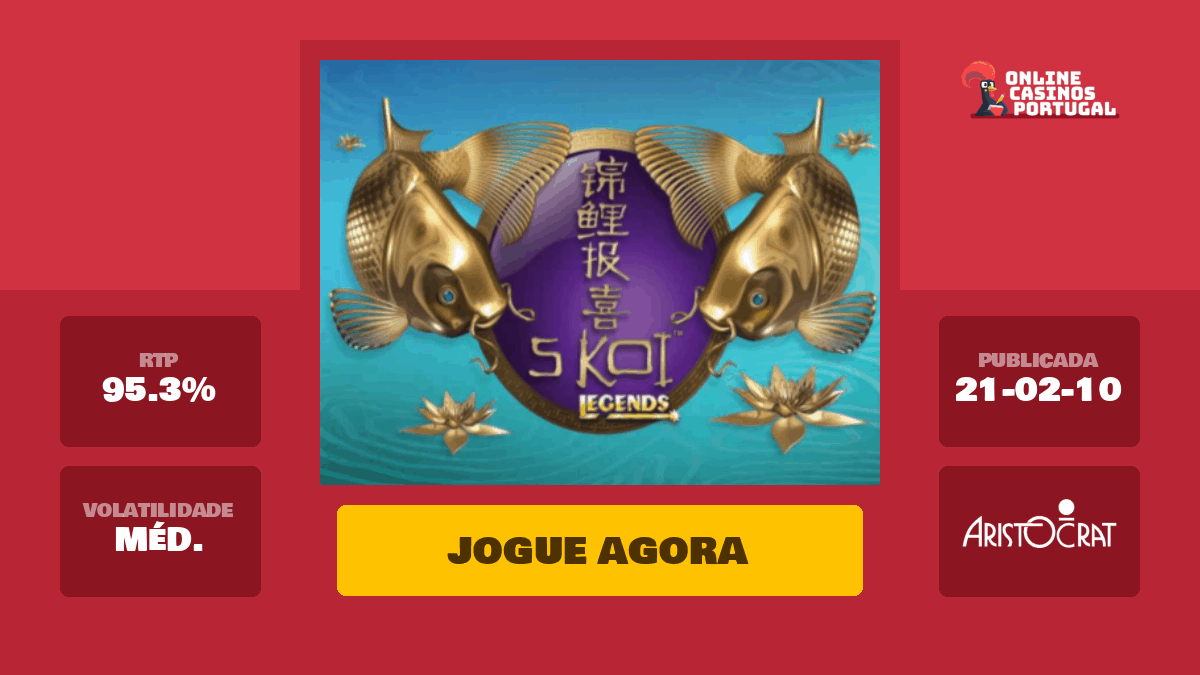 5 Koi Slot Machine - Jogar Grátis