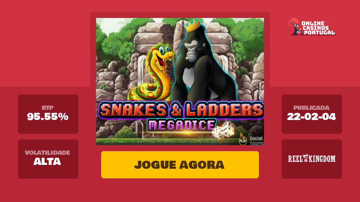Snakes and Ladders Megadice Avaliação online do slot & Jogo do